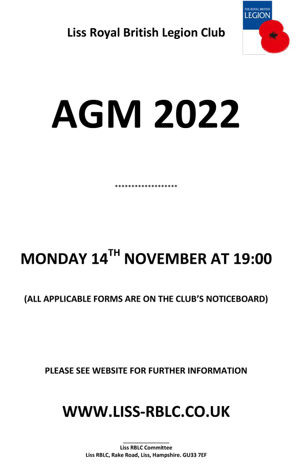 Liss RBLC AGM 2022