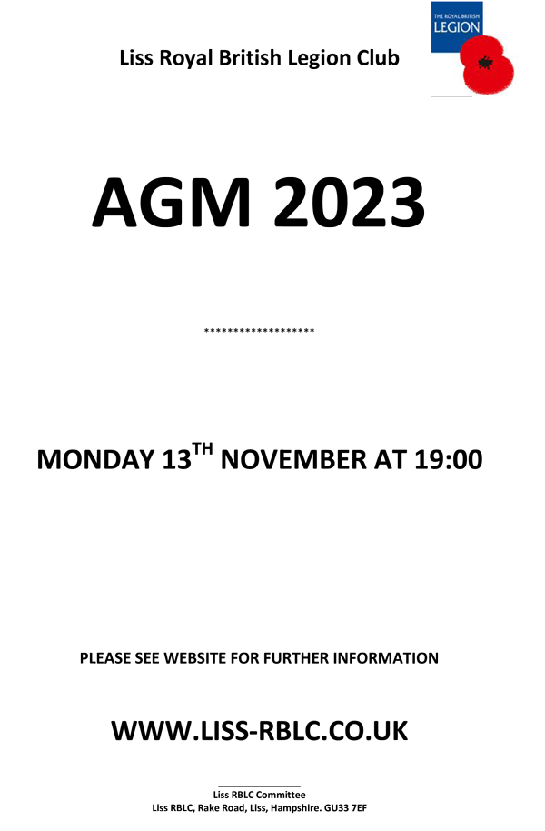 Liss RBLC AGM 2023