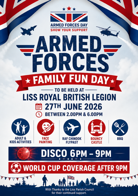 Armed Forces Day - Liss Royal British Legion